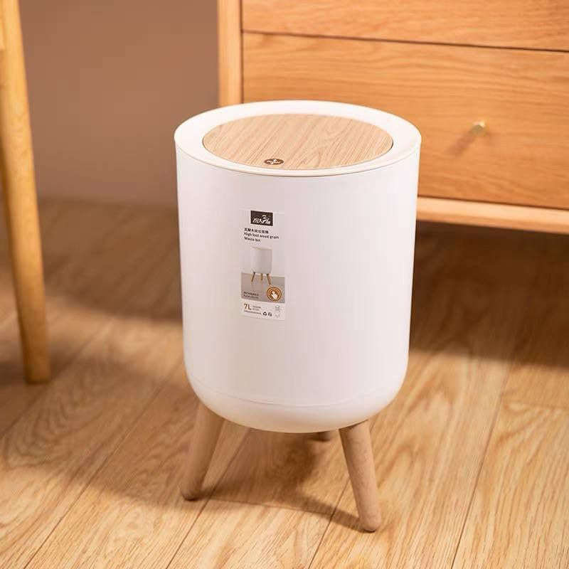 Touch Waste Bin with Legs 7 Litres