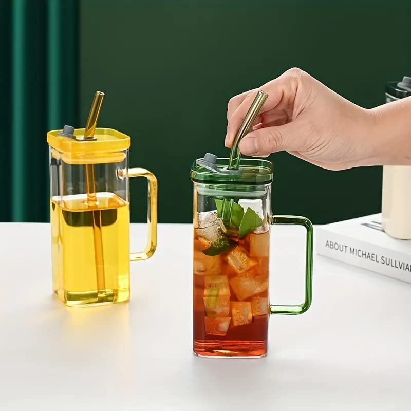 On The Go Square Acrylic Cup with Straw