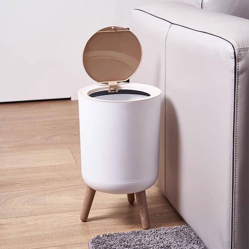 Touch Waste Bin with Legs 7 Litres