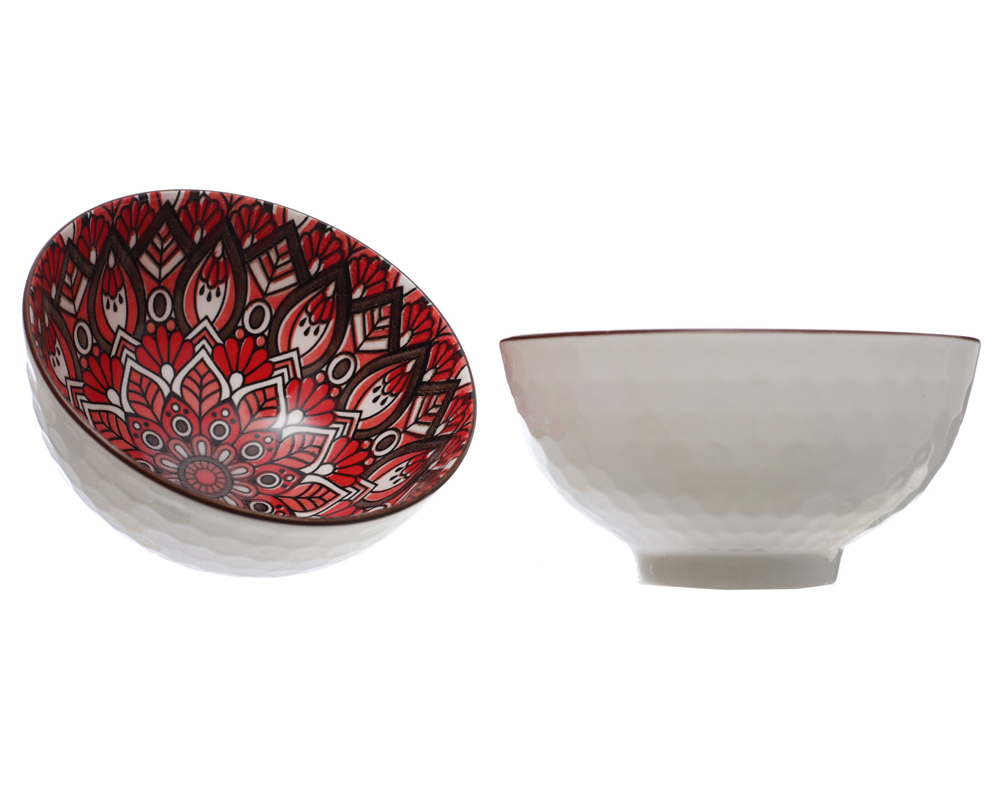 Colorful Serving Bowls Set of 6 Unique Pieces