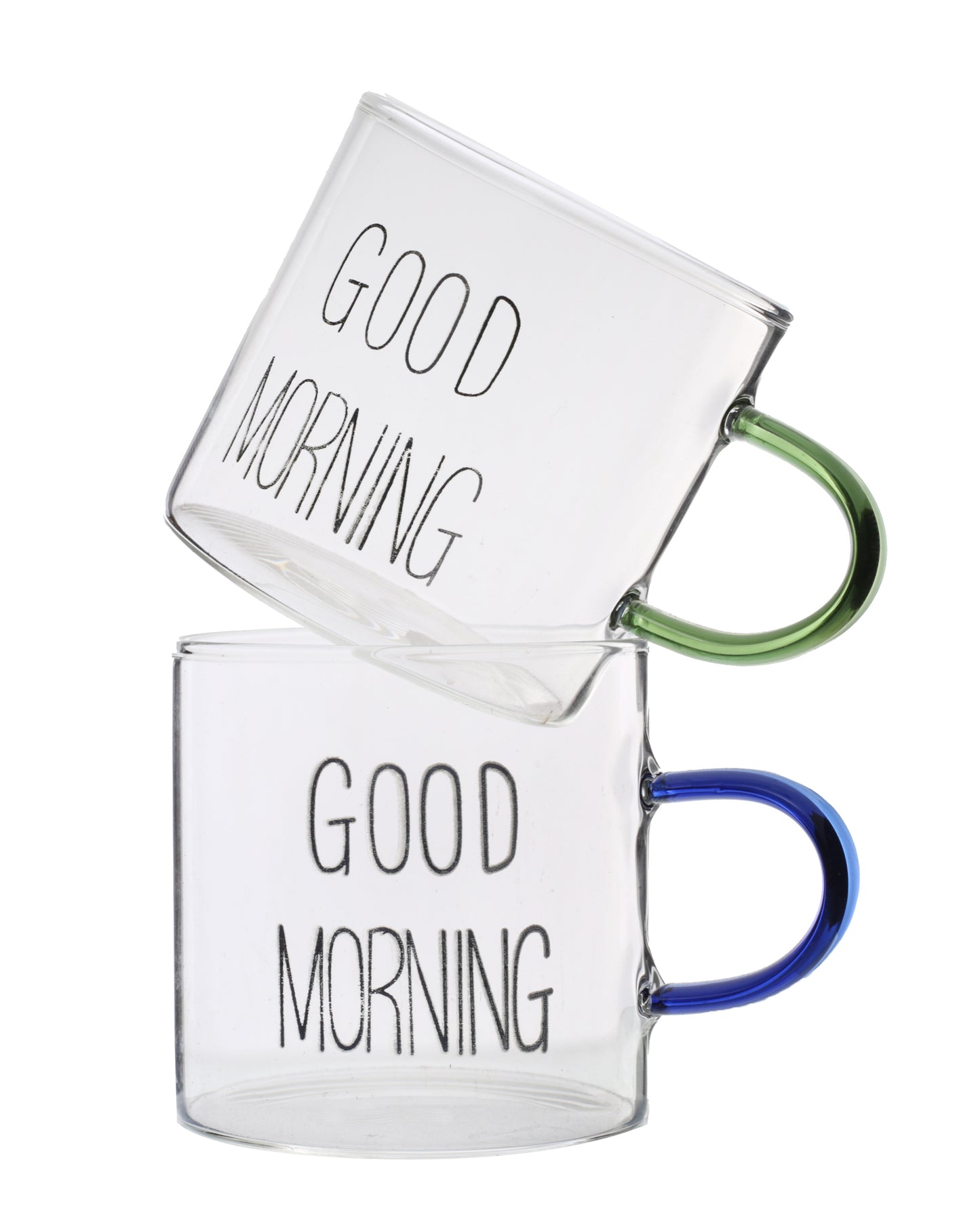 Good Morning Coffee Glass Set of 6 Pieces